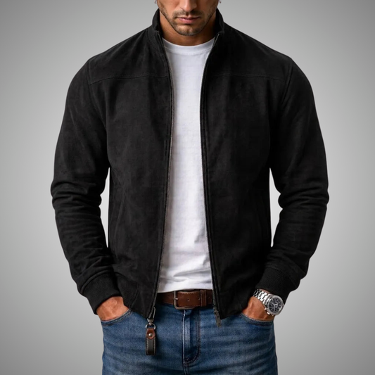 SANTIAGO | Chaqueta bomber de ante