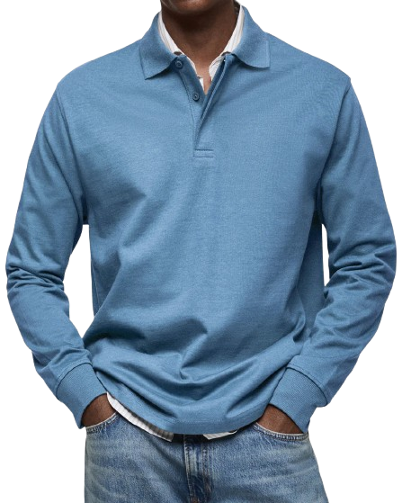 LUIS | Polo de manga larga lujoso