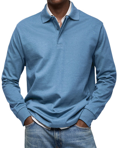 LUIS | Polo de manga larga lujoso