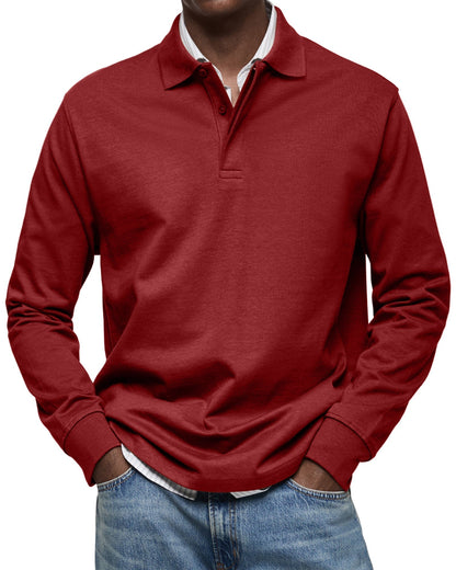 LUIS | Polo de manga larga lujoso