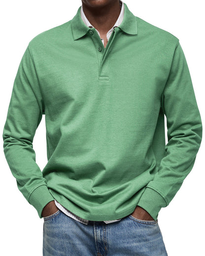LUIS | Polo de manga larga lujoso