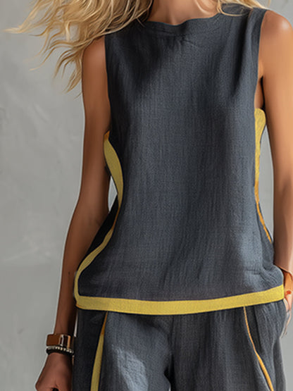 ISABELLA | Conjunto elegante de lino y algodón