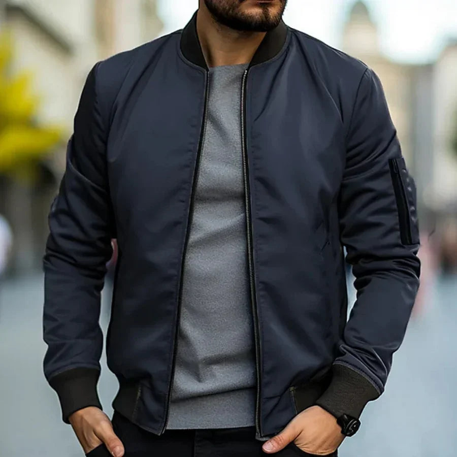 MIGUEL | Chaqueta Bomber Clásica y Elegante