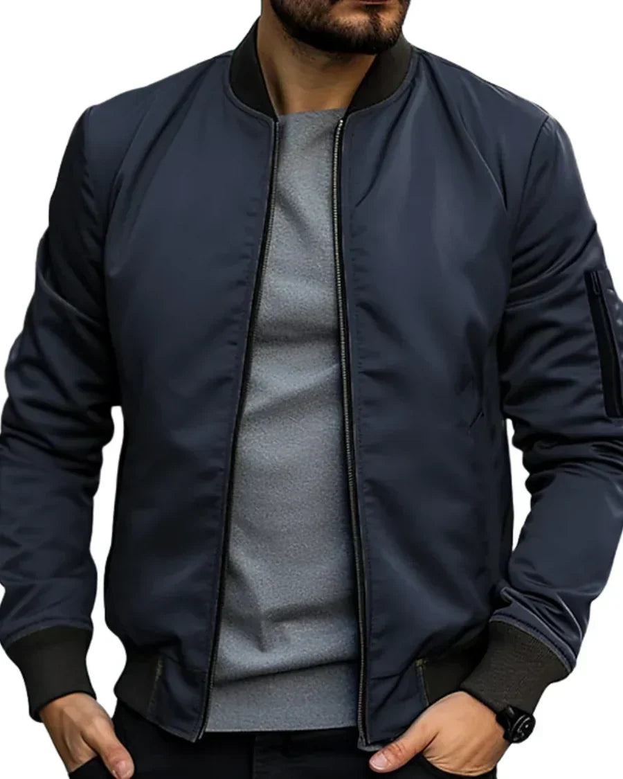 MIGUEL | Chaqueta Bomber Clásica y Elegante