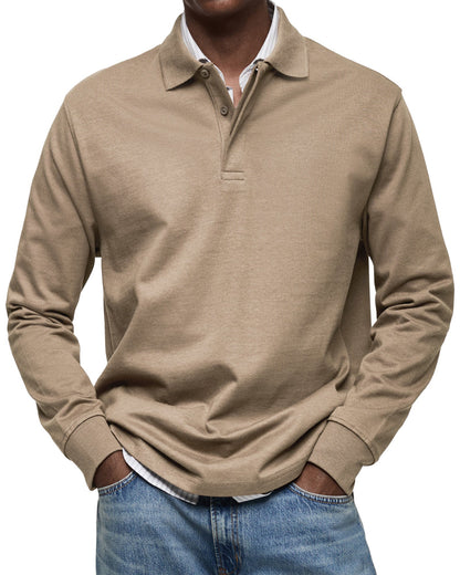 LUIS | Polo de manga larga lujoso
