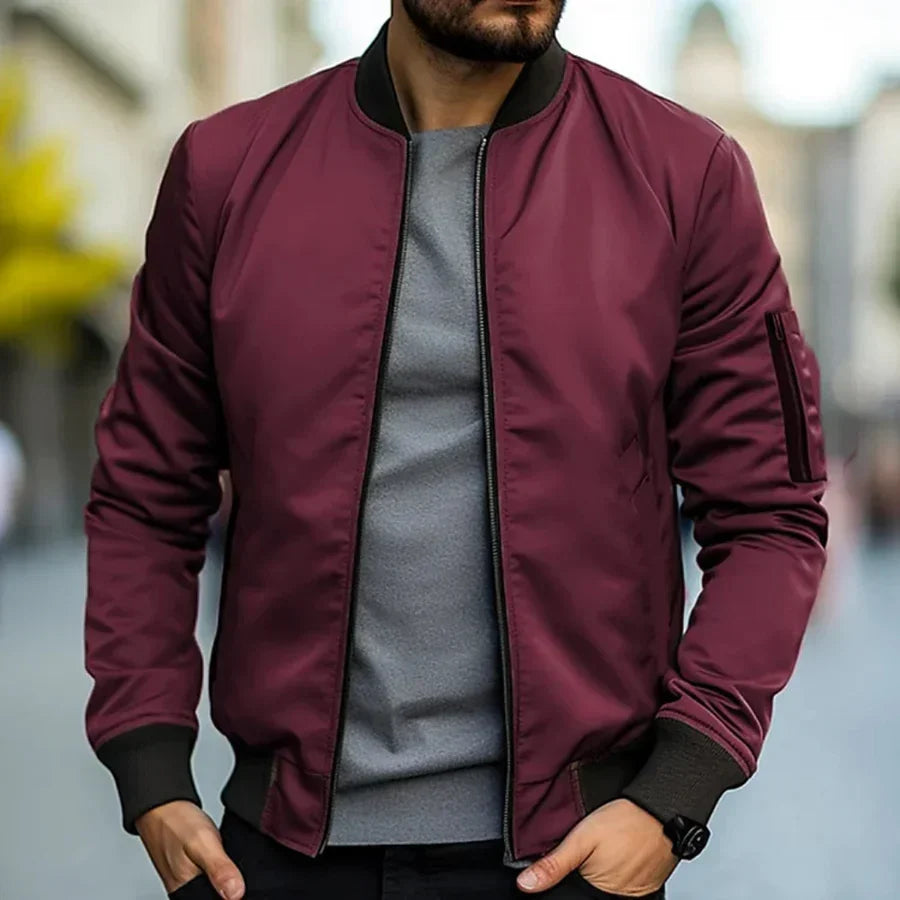 MIGUEL | Chaqueta Bomber Clásica y Elegante