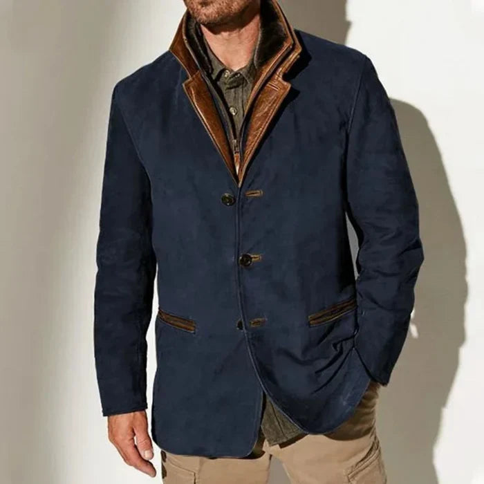RAUL | Chaqueta Vintage Elegante con Cuello para Hombre