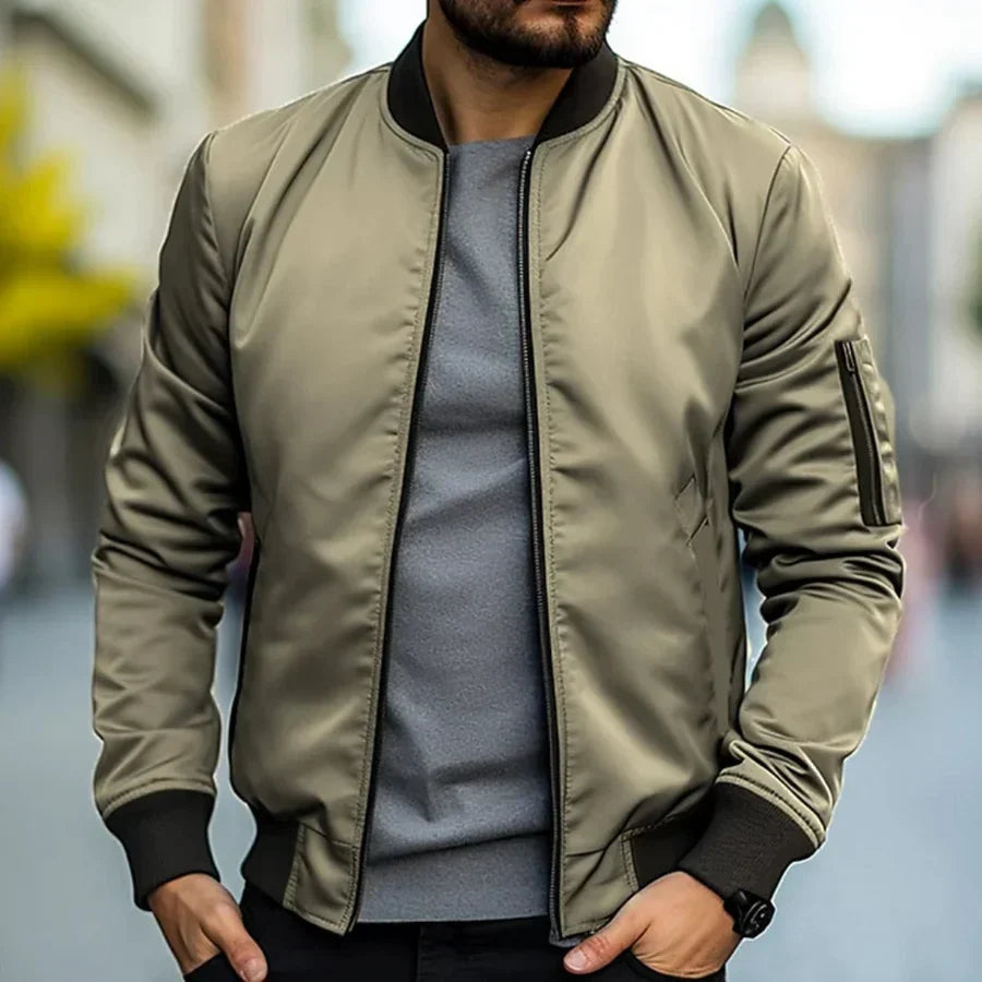 MIGUEL | Chaqueta Bomber Clásica y Elegante