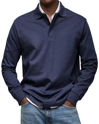LUIS | Polo de manga larga lujoso