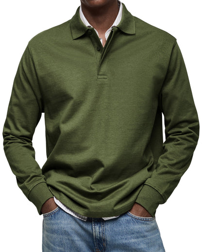 LUIS | Polo de manga larga lujoso