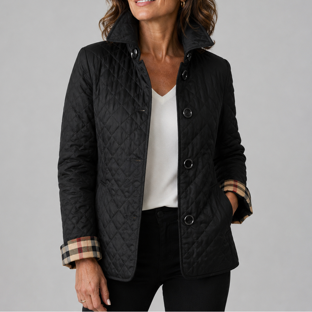 CARMEN | Chaqueta Acolchada Ligera con Cuello Alzado