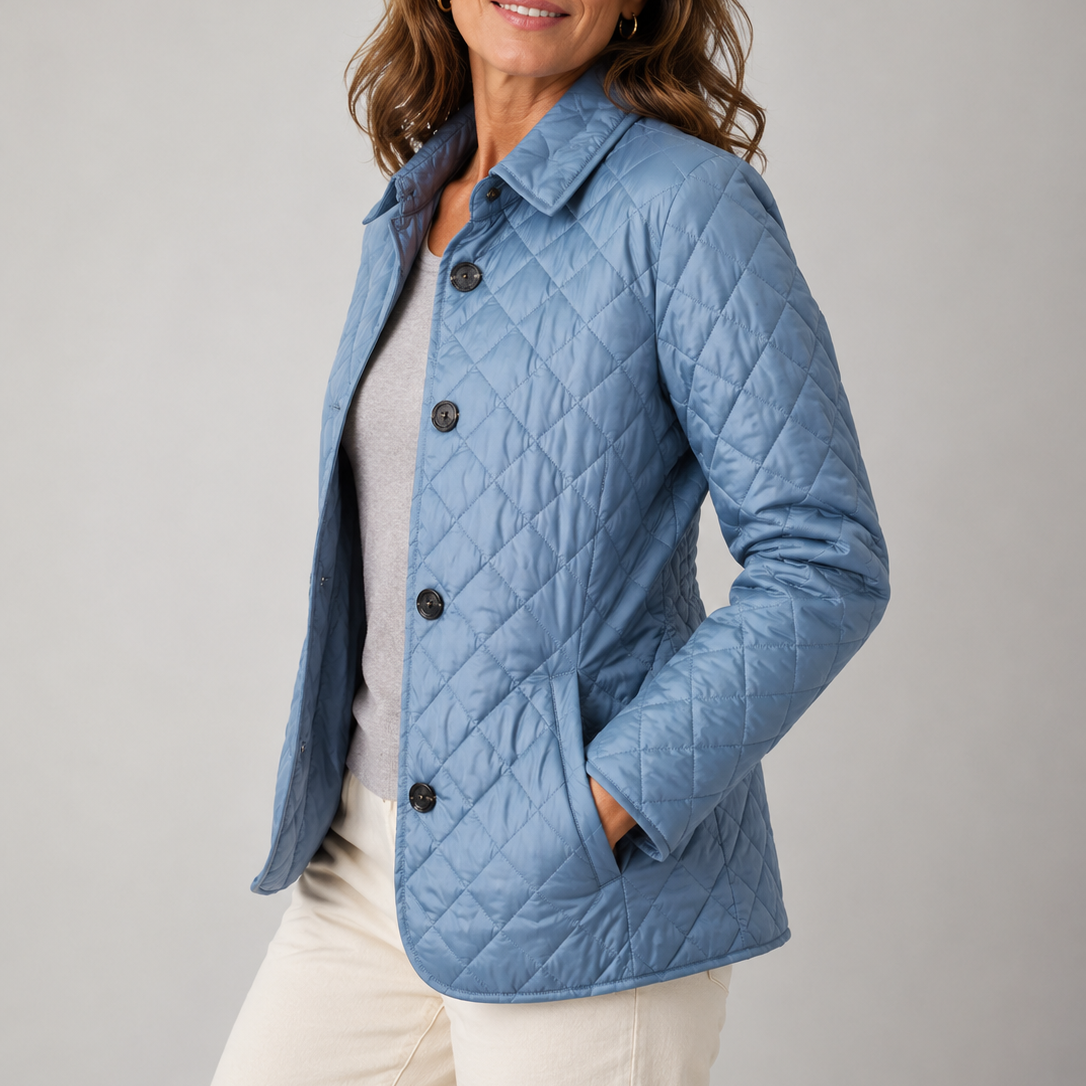 CARMEN | Chaqueta Acolchada Ligera con Cuello Alzado