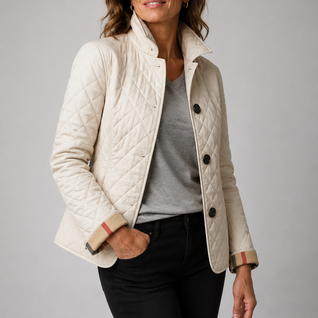 CARMEN | Chaqueta Acolchada Ligera con Cuello Alzado
