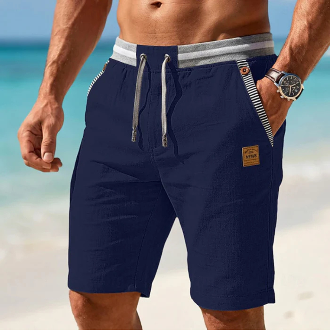 MANUEL | Pantalones cortos ligeros de verano con cordón ajustable