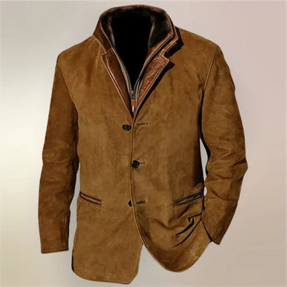RAUL | Chaqueta Vintage Elegante con Cuello para Hombre