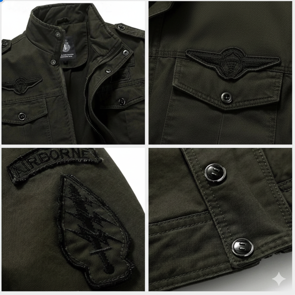 CARLOS | Chaqueta Militar Estructural