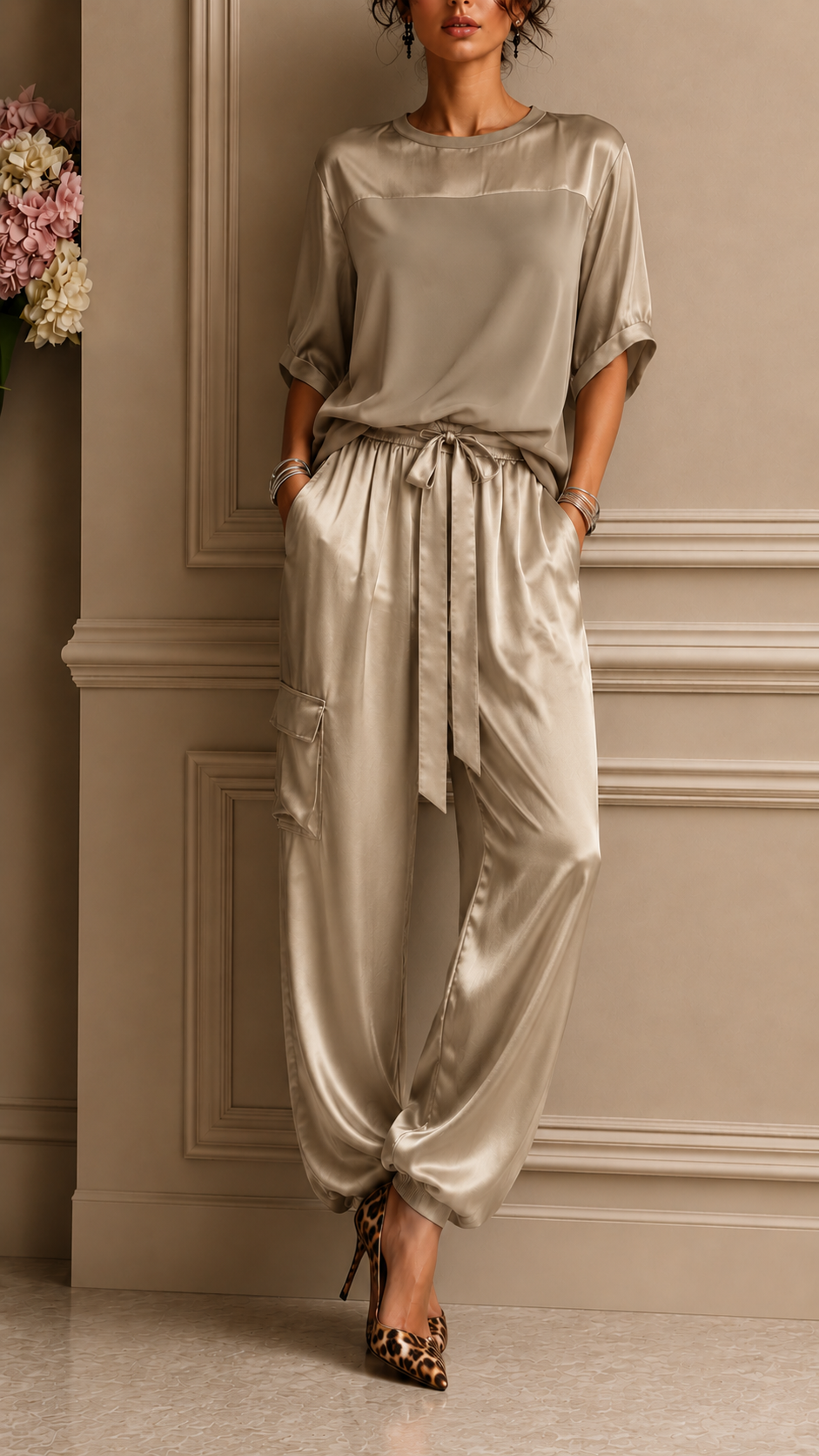 LUNA | Elegante conjunto de dos piezas con una caída fluida