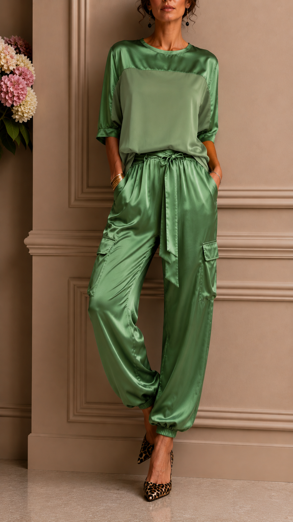 LUNA | Elegante conjunto de dos piezas con una caída fluida