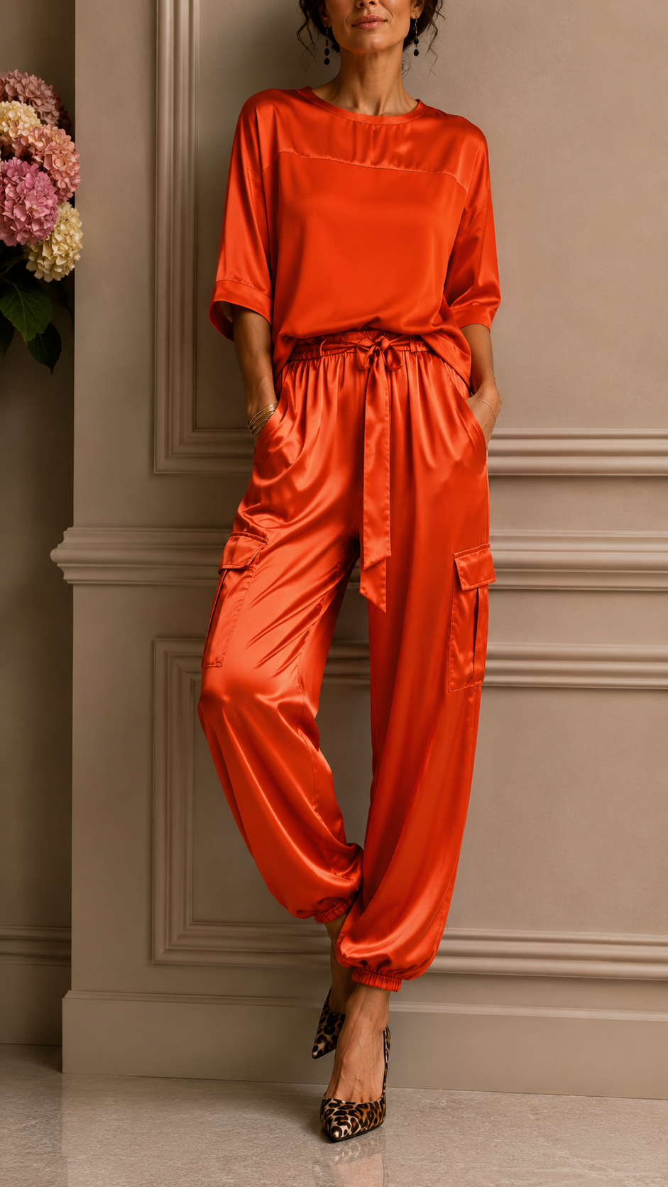 LUNA | Elegante conjunto de dos piezas con una caída fluida