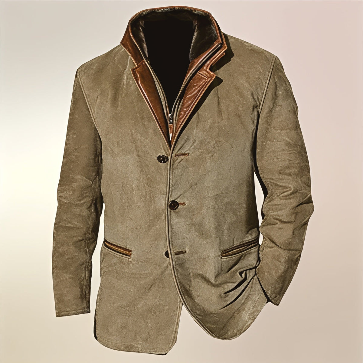 RAUL | Chaqueta Vintage Elegante con Cuello para Hombre