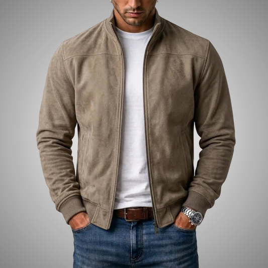 SANTIAGO | Chaqueta bomber de ante
