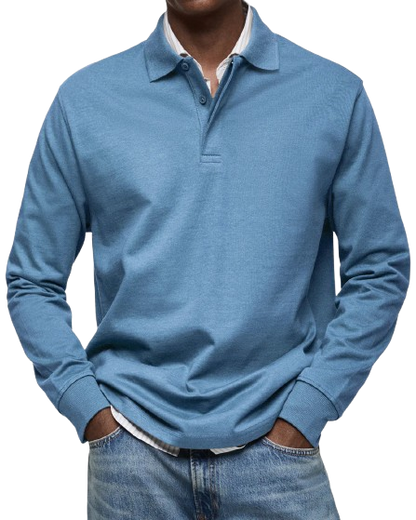 LUIS | Polo de manga larga lujoso