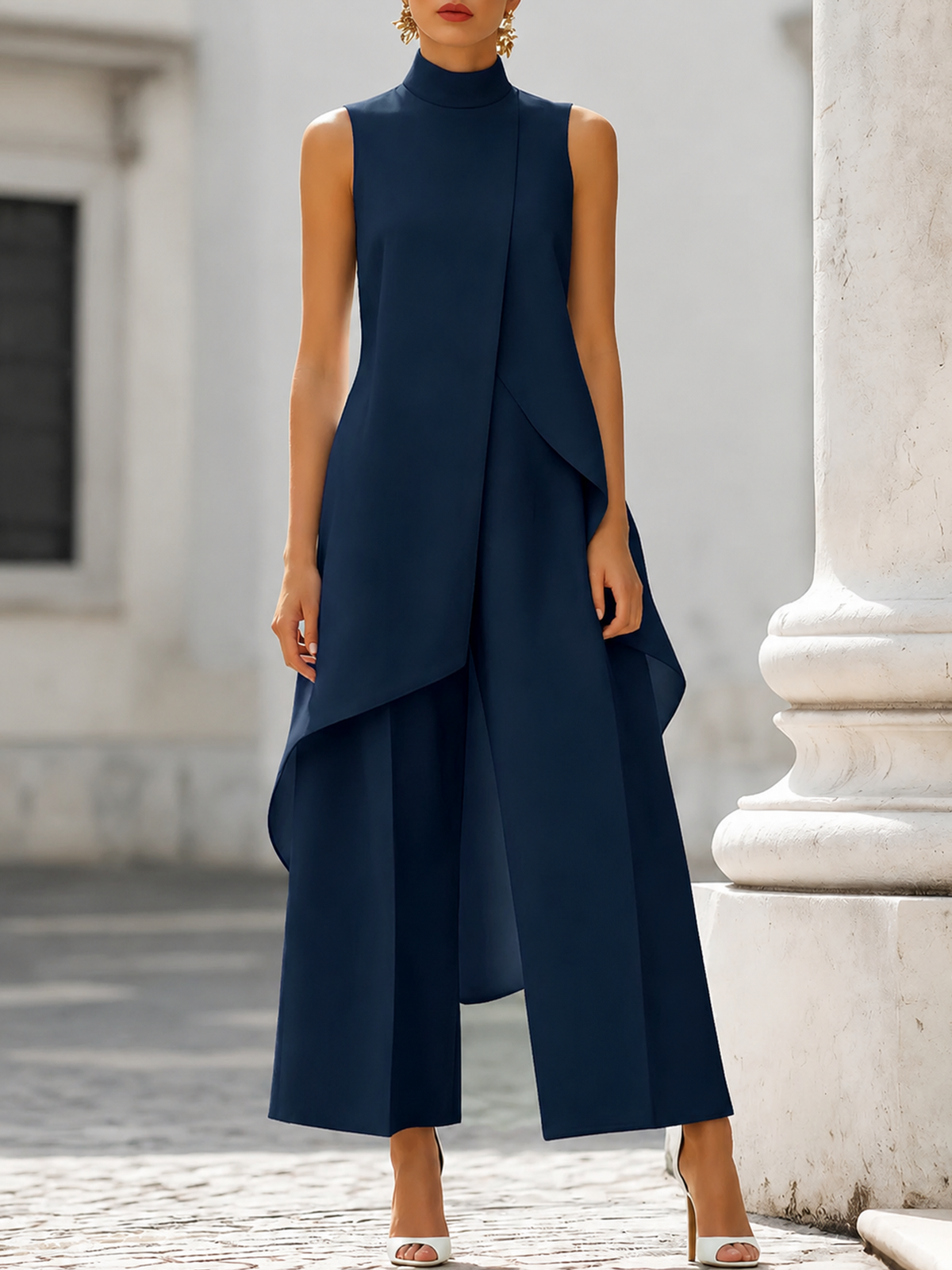 MARIA | Mono largo de caída elegante para mujer