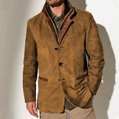 RAUL | Chaqueta Vintage Elegante con Cuello para Hombre